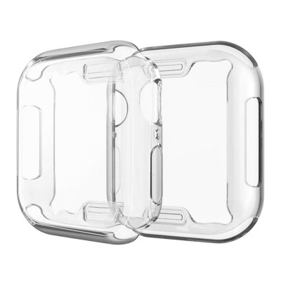 TPU Alll-Around Full Cover 0.3mm Soft Clear Ultra-Thin Cover for Apple Watch Protective Case Series 1/2/3/4, 38/42/40/44mm