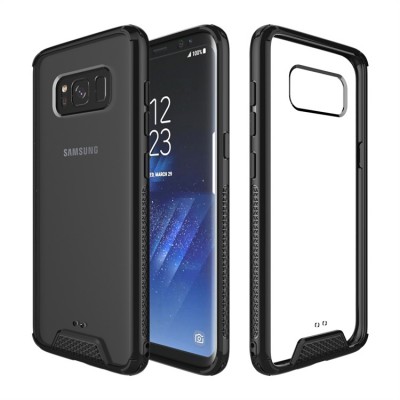 XDDZ 2 in 1 Shockproof Rugged Acrylic +TPU Back Cover For Samsung Galaxy S8 Transparent Clear Mobile Phone Case Anti-Scratch